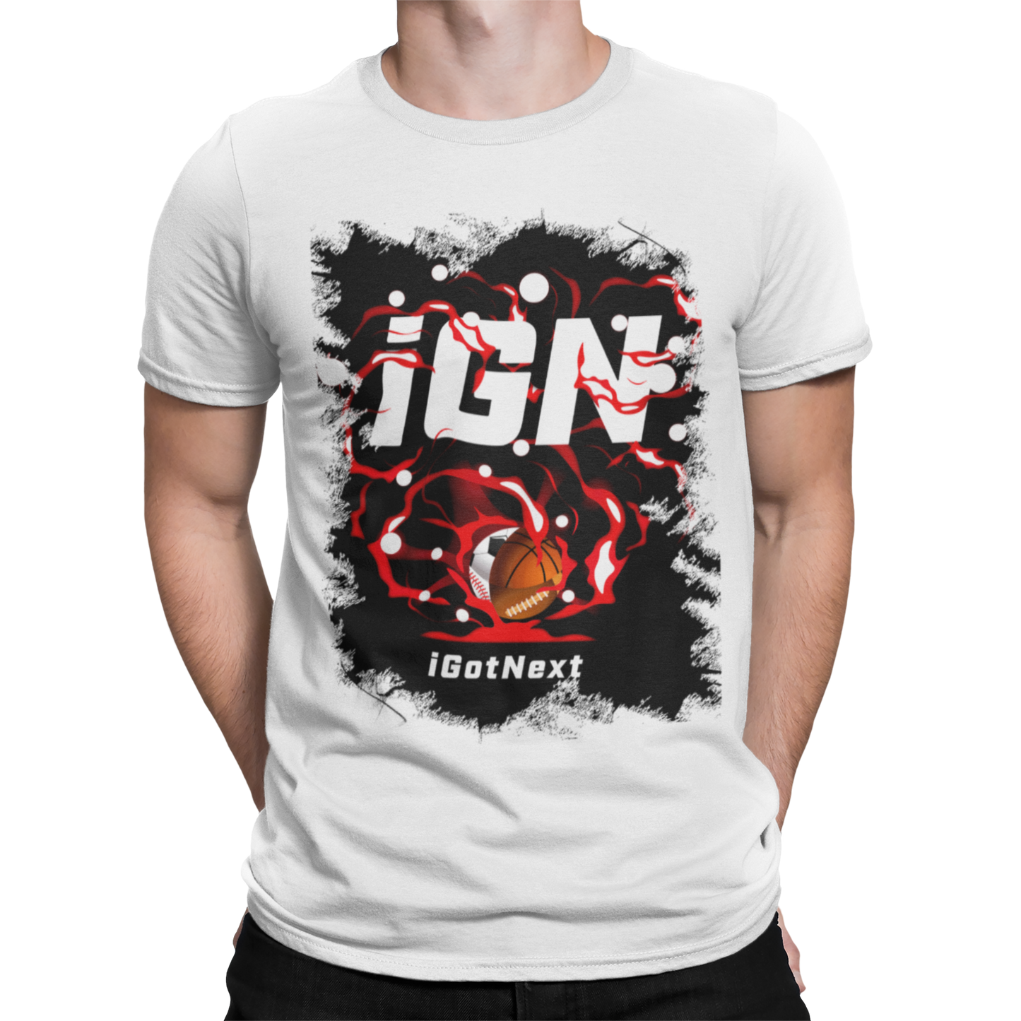 Splat Tee Red